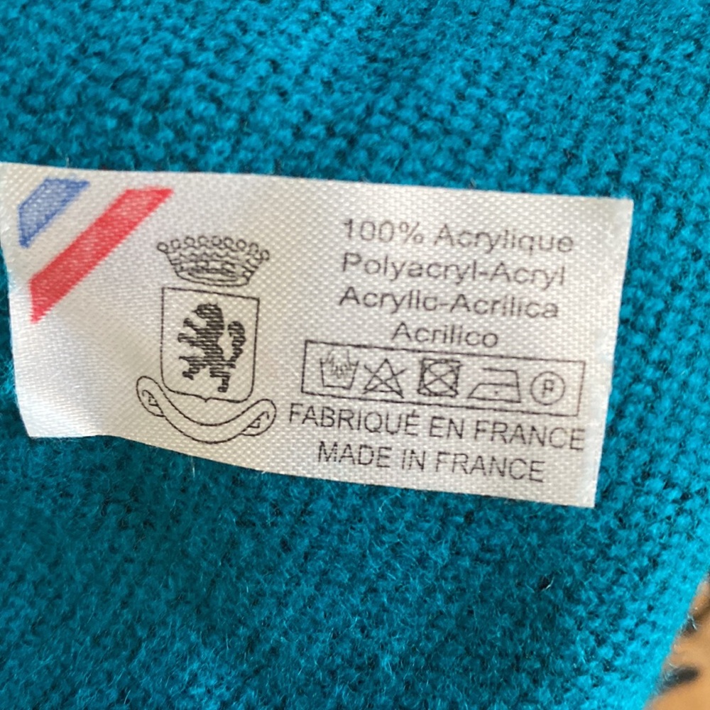 O/S, beautiful, reversible, made in France, open jacket/cape. Rich colours! - Picture 5 of 6